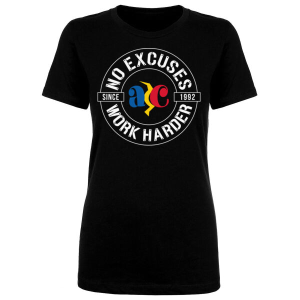 NO EXCUSES - WOMEN'S FITTED T-SHIRT - $65TEXY$ Thumbnail